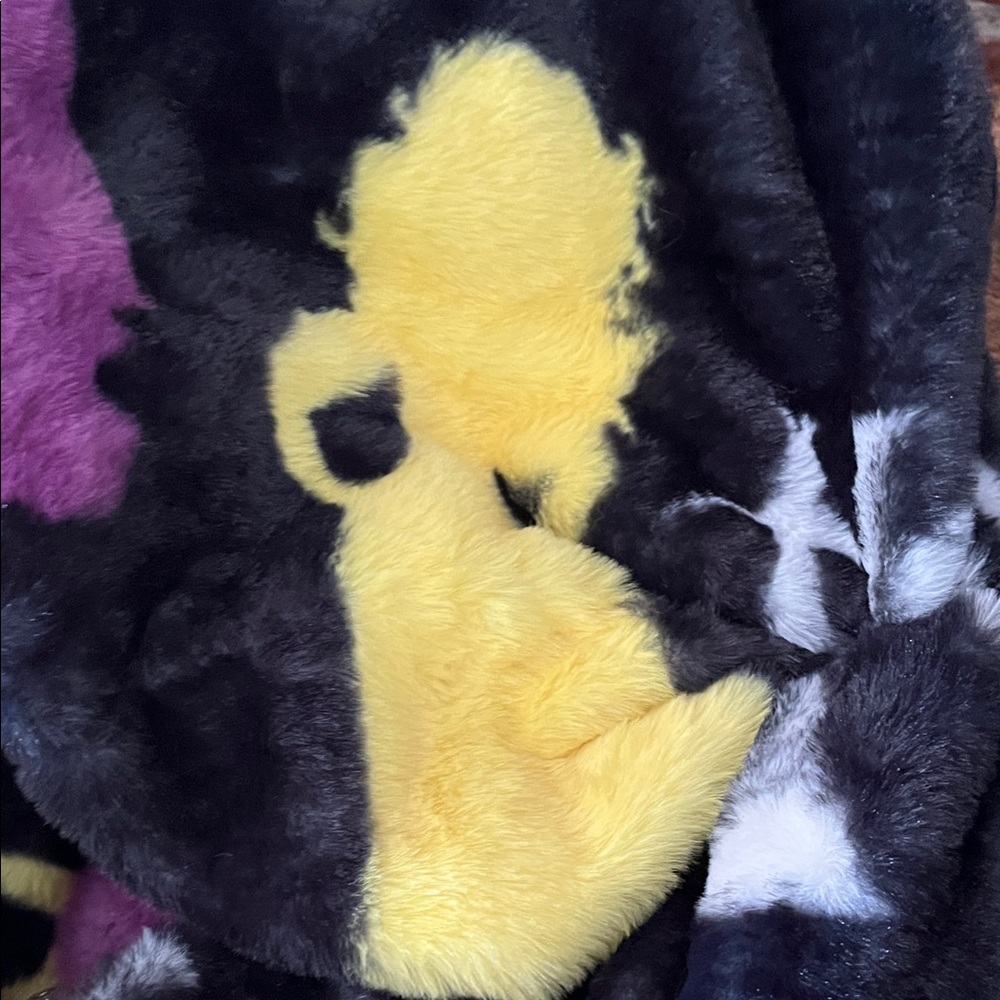 Black and Orange Hocus Pocus blanket - Picture 6 of 7